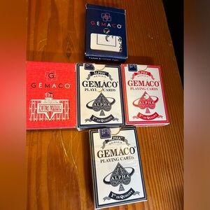 Gemaco casino cards
